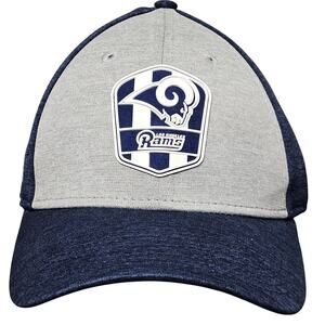 Los Angeles Rams New Era 39Thirty Hat Adjustable Blue Gray NFL On Field Team Cap